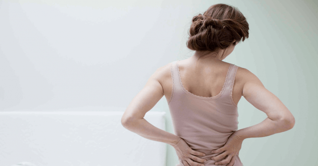 Moters nugaros skausmas