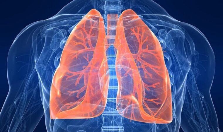 plaučių patologija kaip skausmo po kairiuoju pečių ašmenimis priežastis